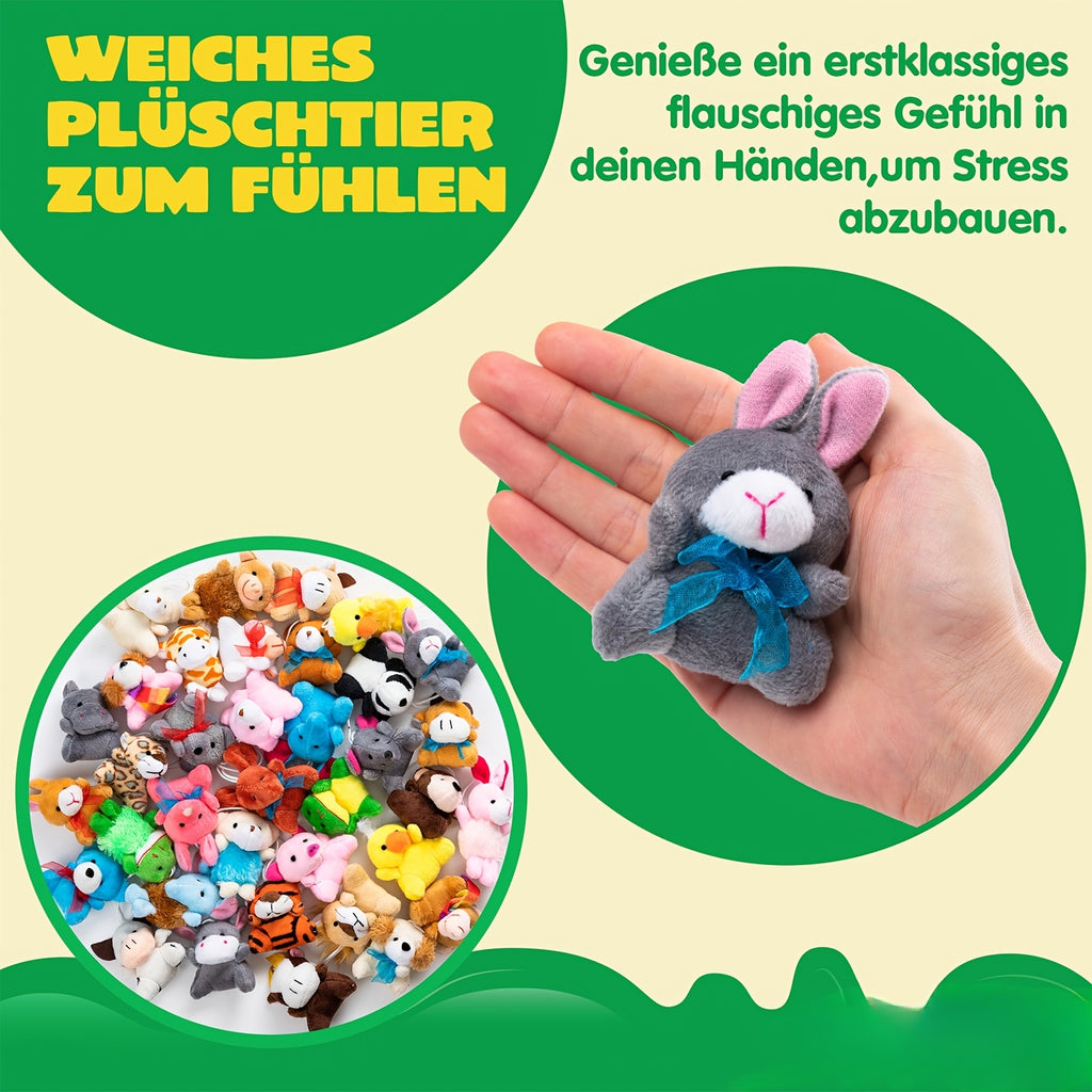 36 pack mini animal plush toy assortment 36 units 3 bulk