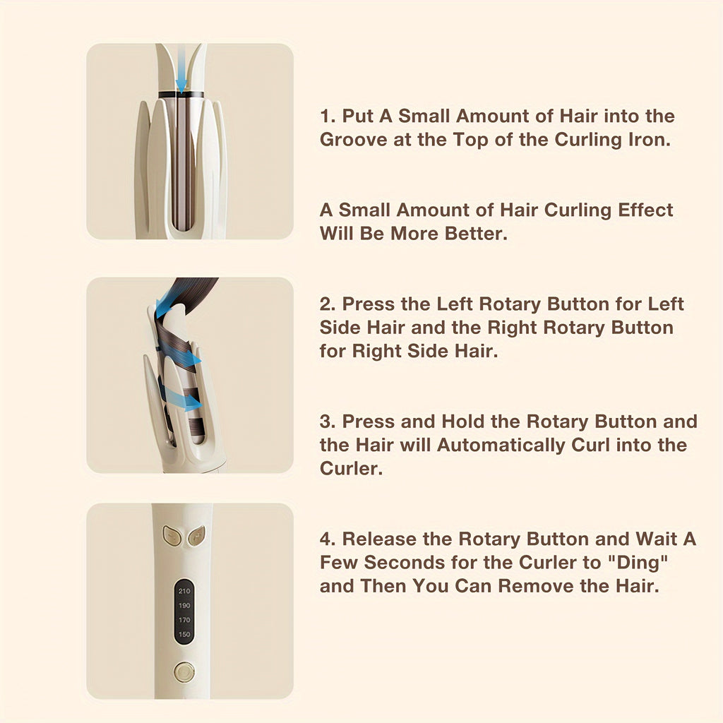 automatic hair curler 28mm   4 temperature