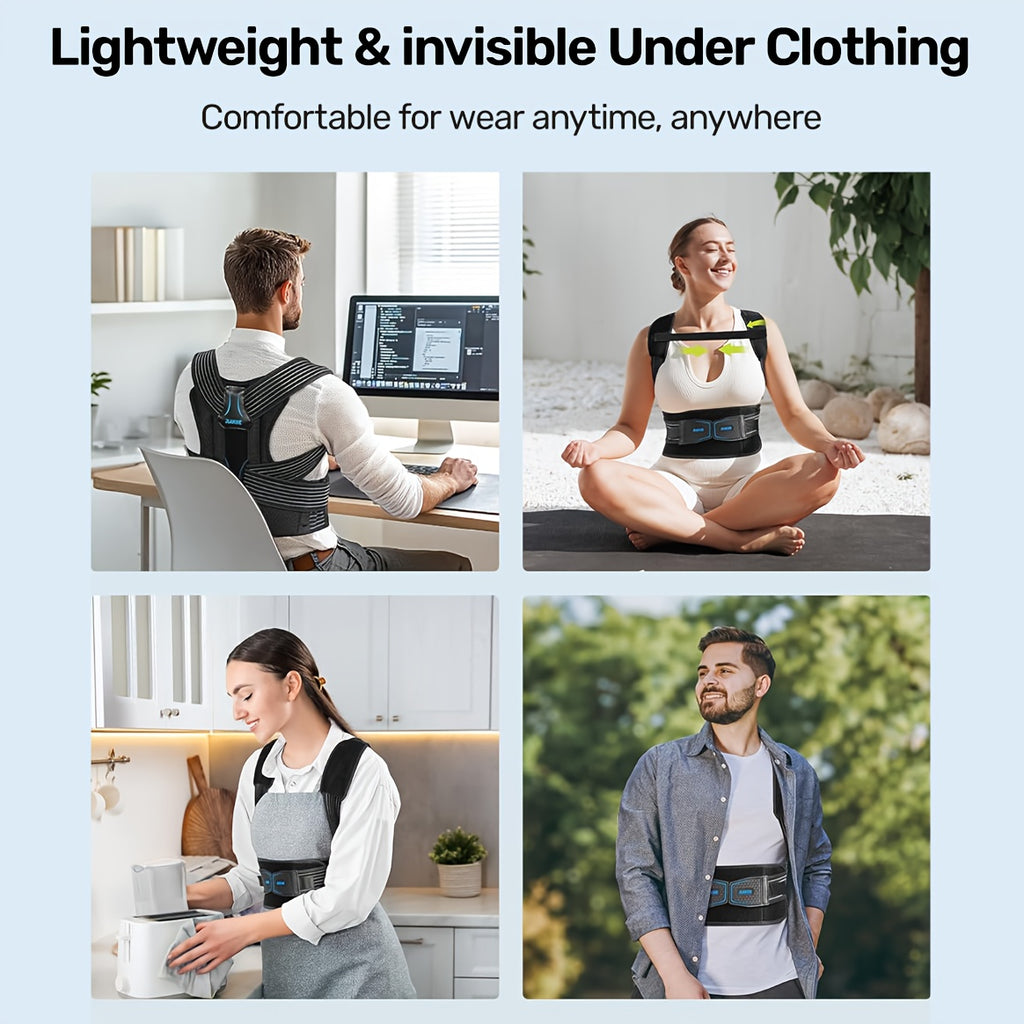 adjustable shoulder straightening vest padded shoulder