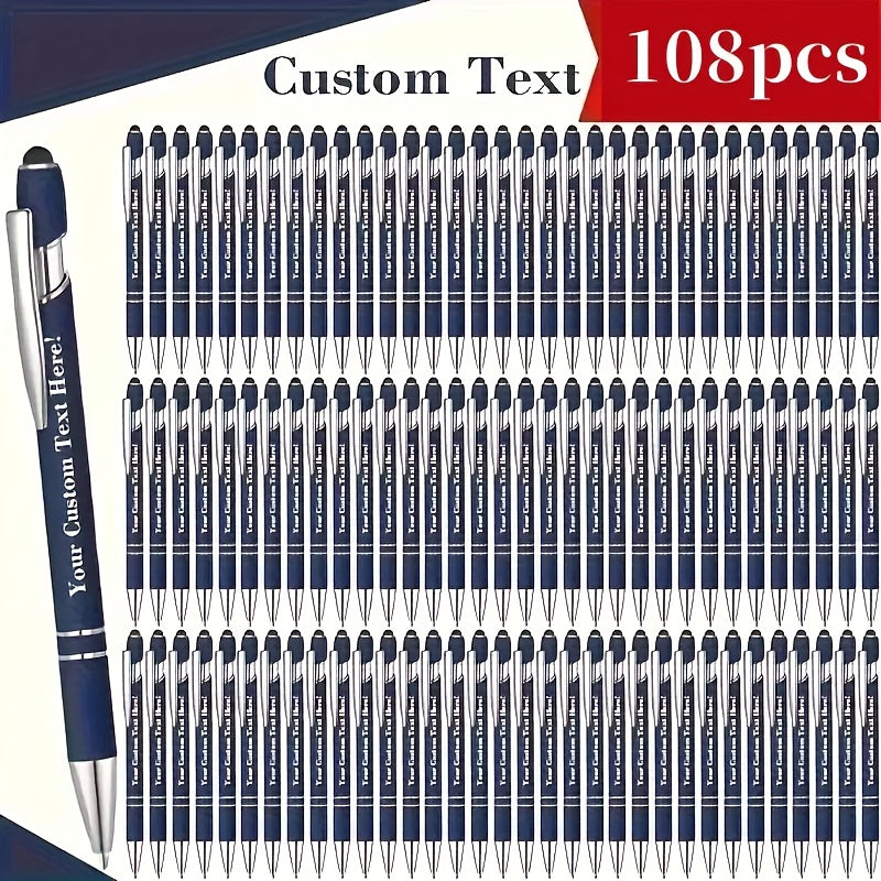 customizable engraved ballpoint pen set 18 mixed colors