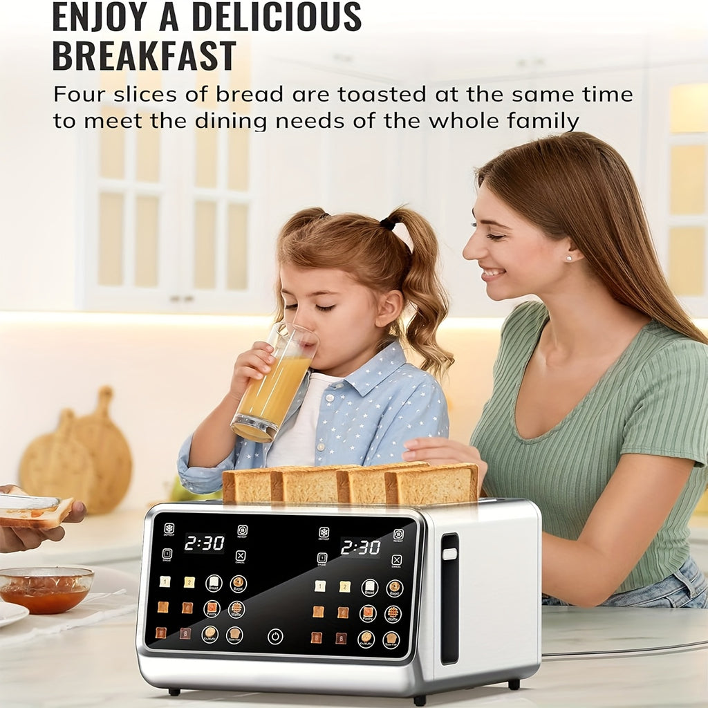 toaster 4   stainless steel digital smart toaster