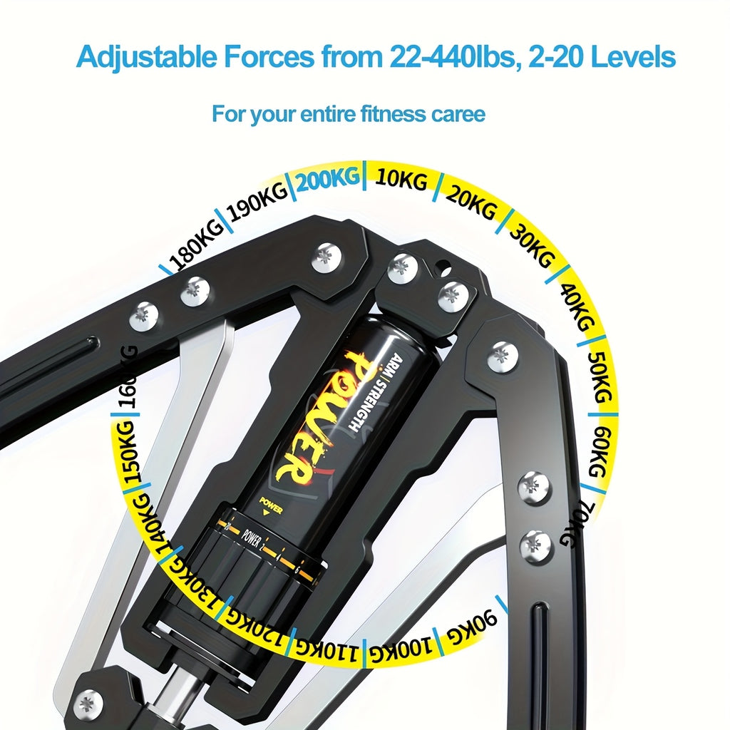 1 adjustable arm trainer chest expander home use 22 440 lbs