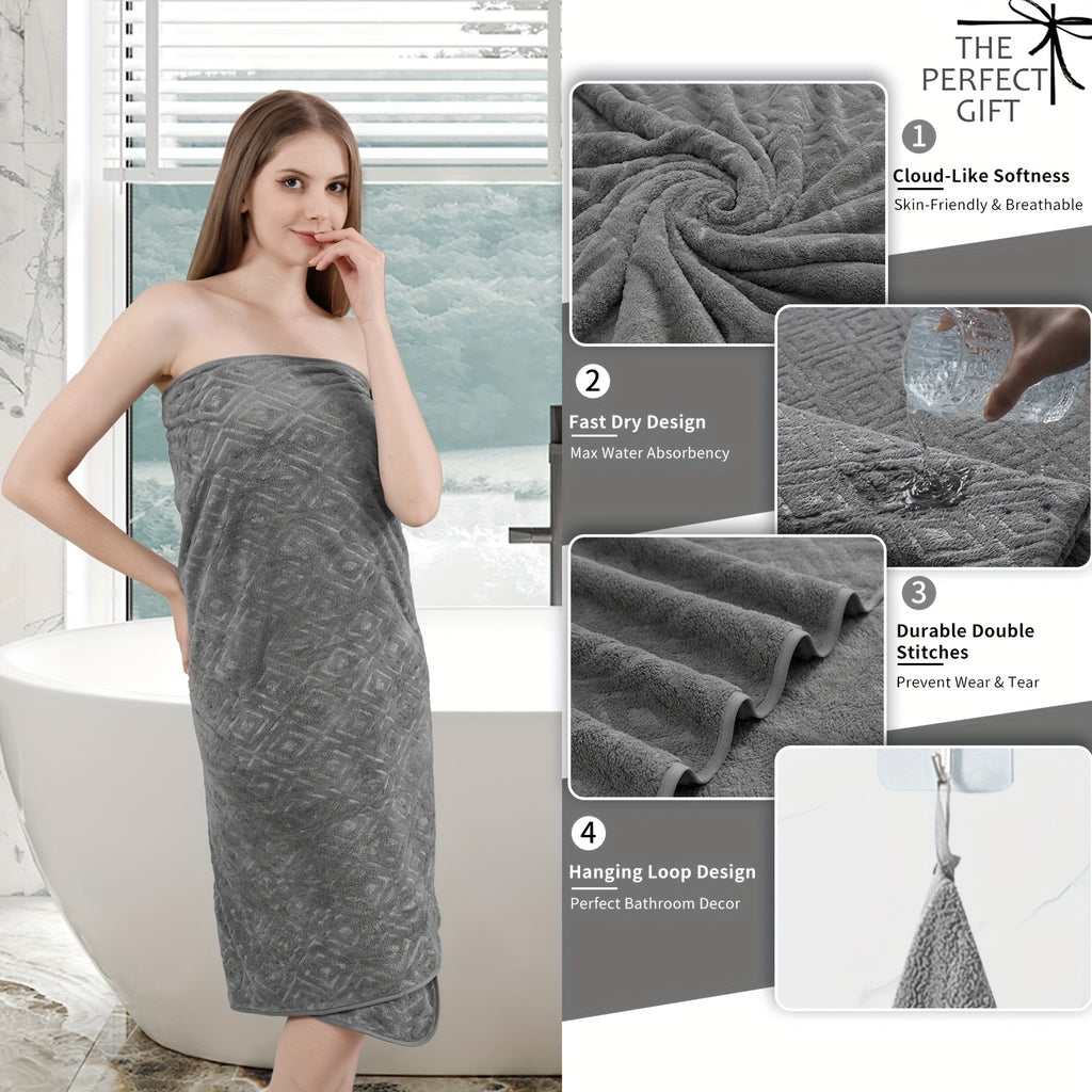 8pcs extra large bath towel ultra soft thick bath towel