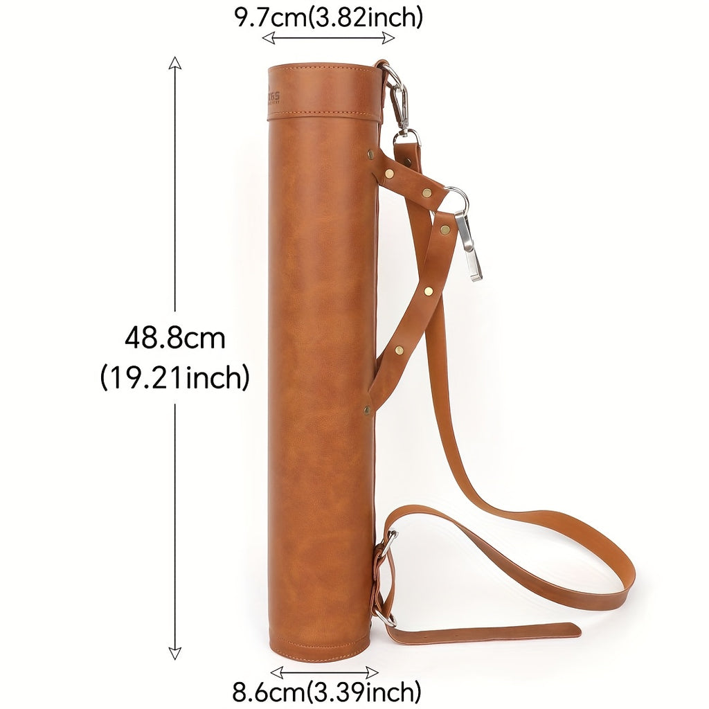 1pc ame brown arrow bag adjustable length archery equipment