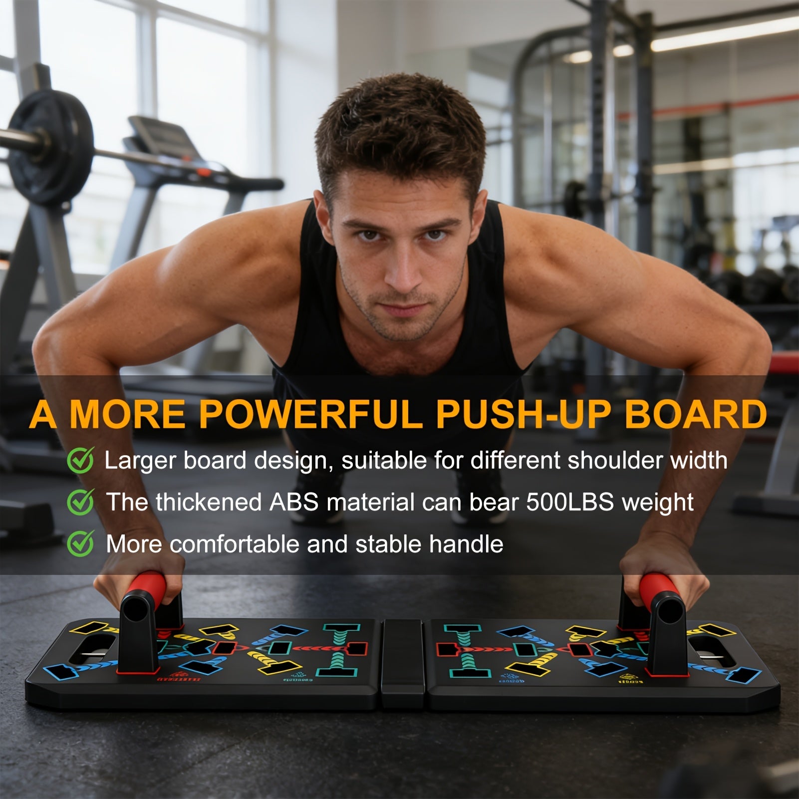 push board pilates bar   band ab roller foldable