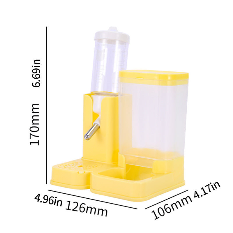 2pcs random   1pc small pet feeder water bowl 1pc