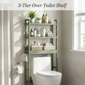 shelf unit toilet bathroom organizer