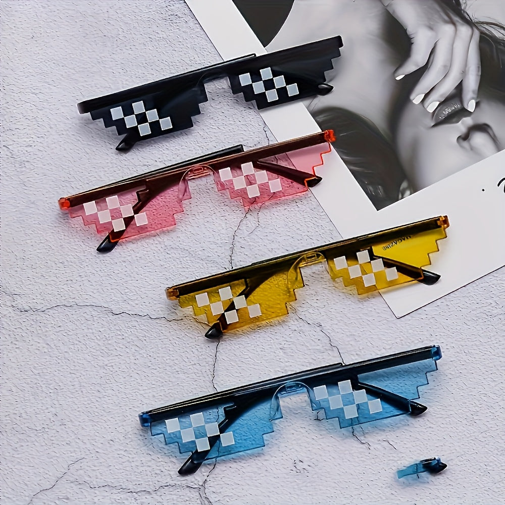 artistic fashion mosaic glasses fun party additions photo