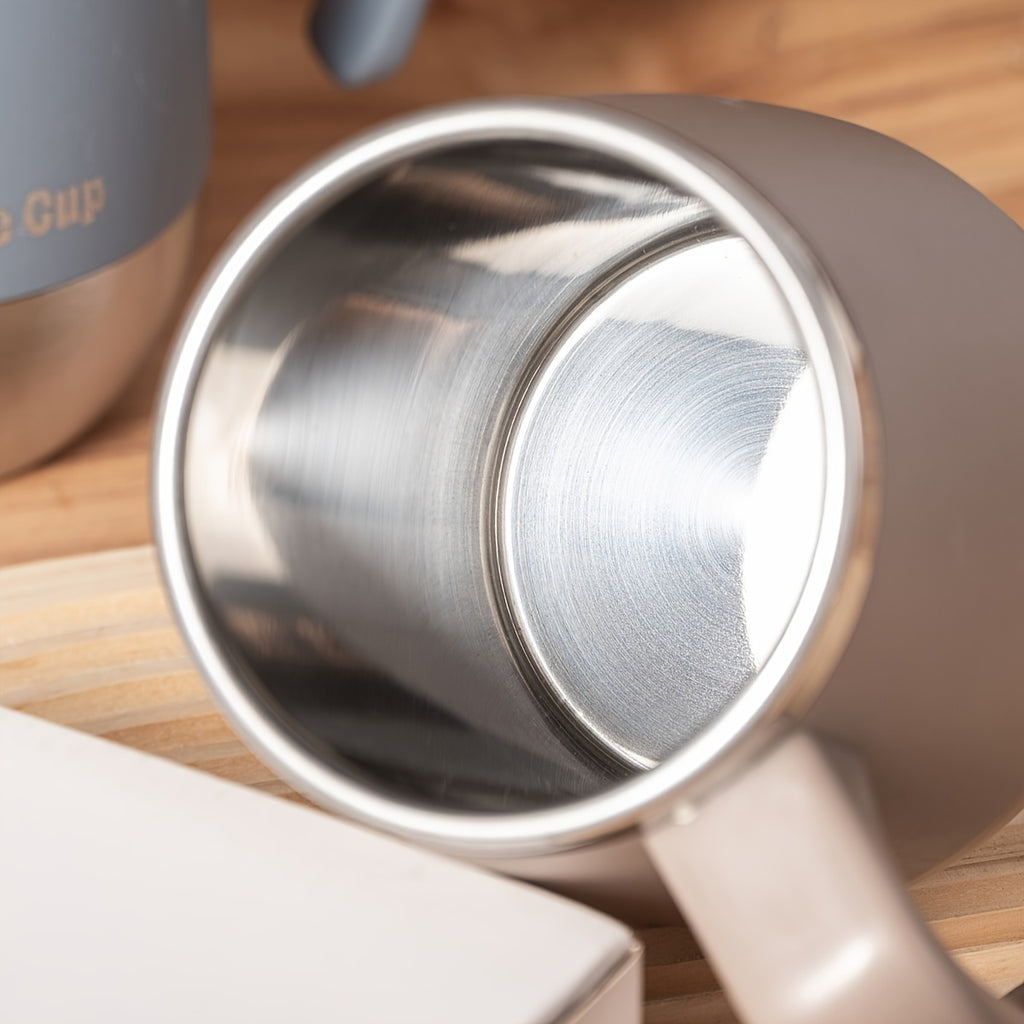 1pc 500ml covered mug coffee cup double layer heat resistant