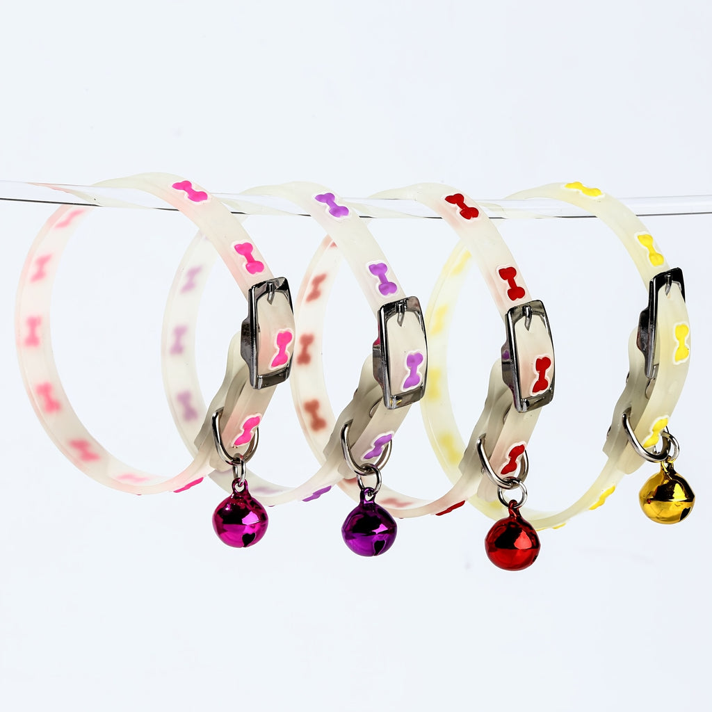 3pcs random colors   in dark collars cute