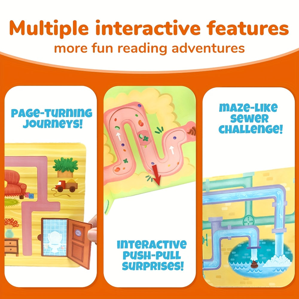 tigers potty adventure push pull books busy book preschool