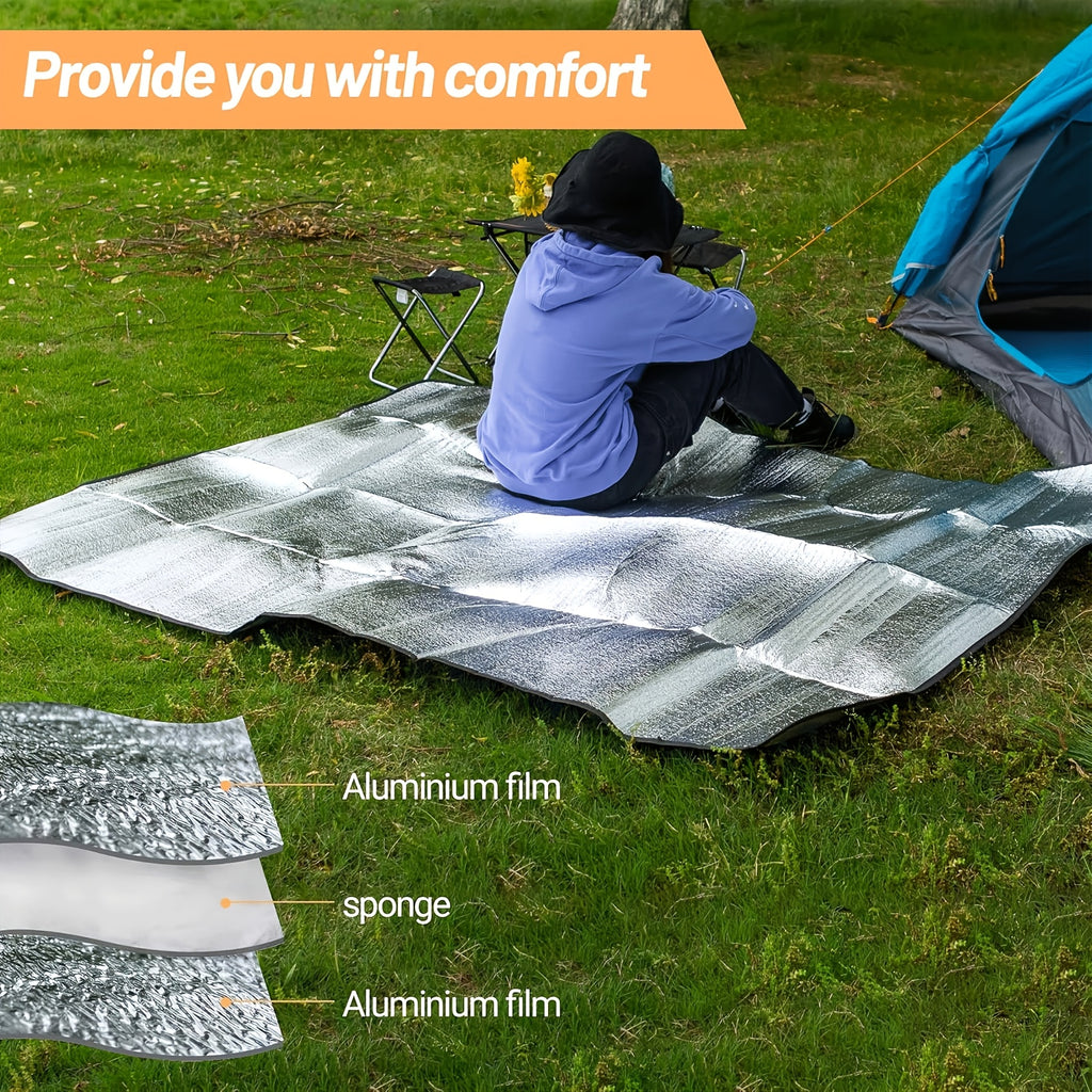 2pcs large thick camping picnic mat insulated epe material