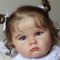 realistic 60cm 24inch soft vinyl   fat big doll 3d