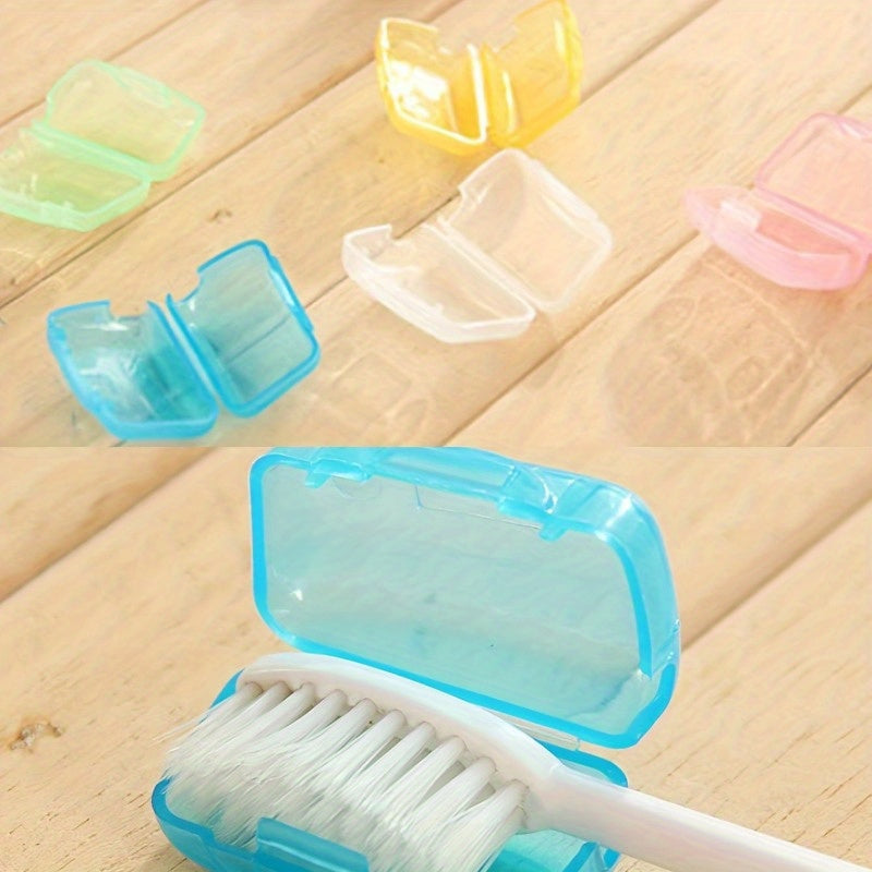 5pcs portable toothbrush cases durable travel toothbrush