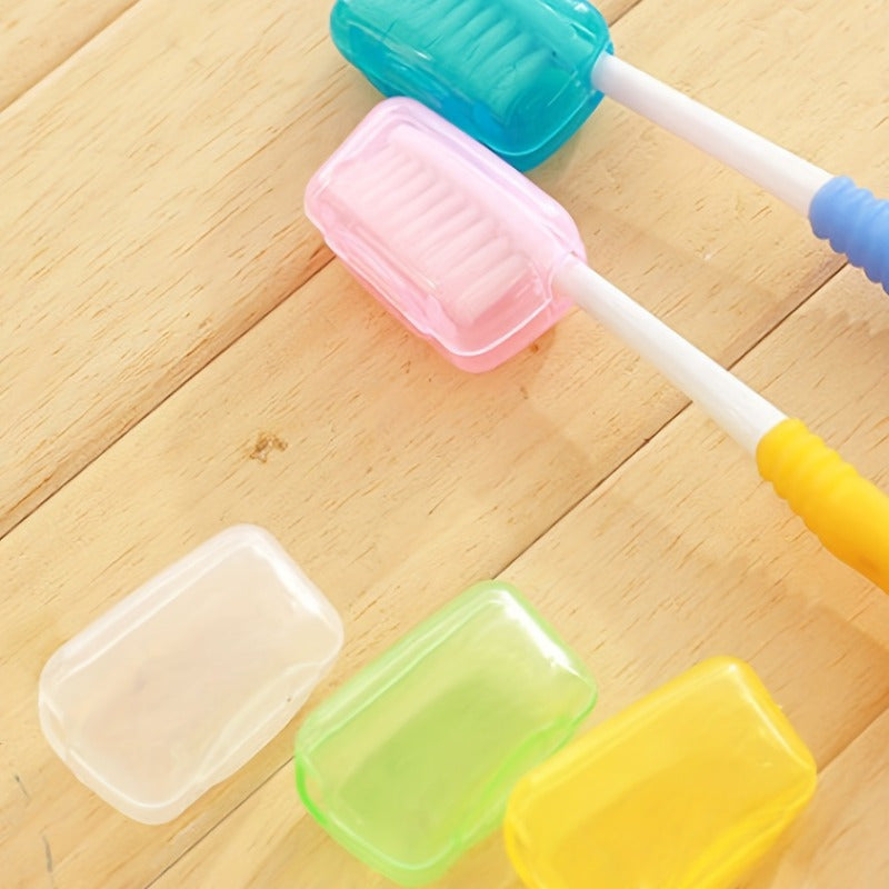5pcs portable toothbrush cases durable travel toothbrush