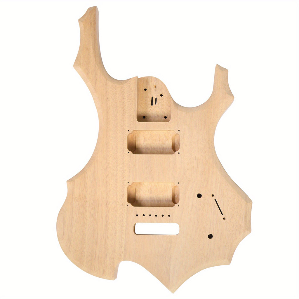 diy 6 string flame shaped style electric guitar kits
