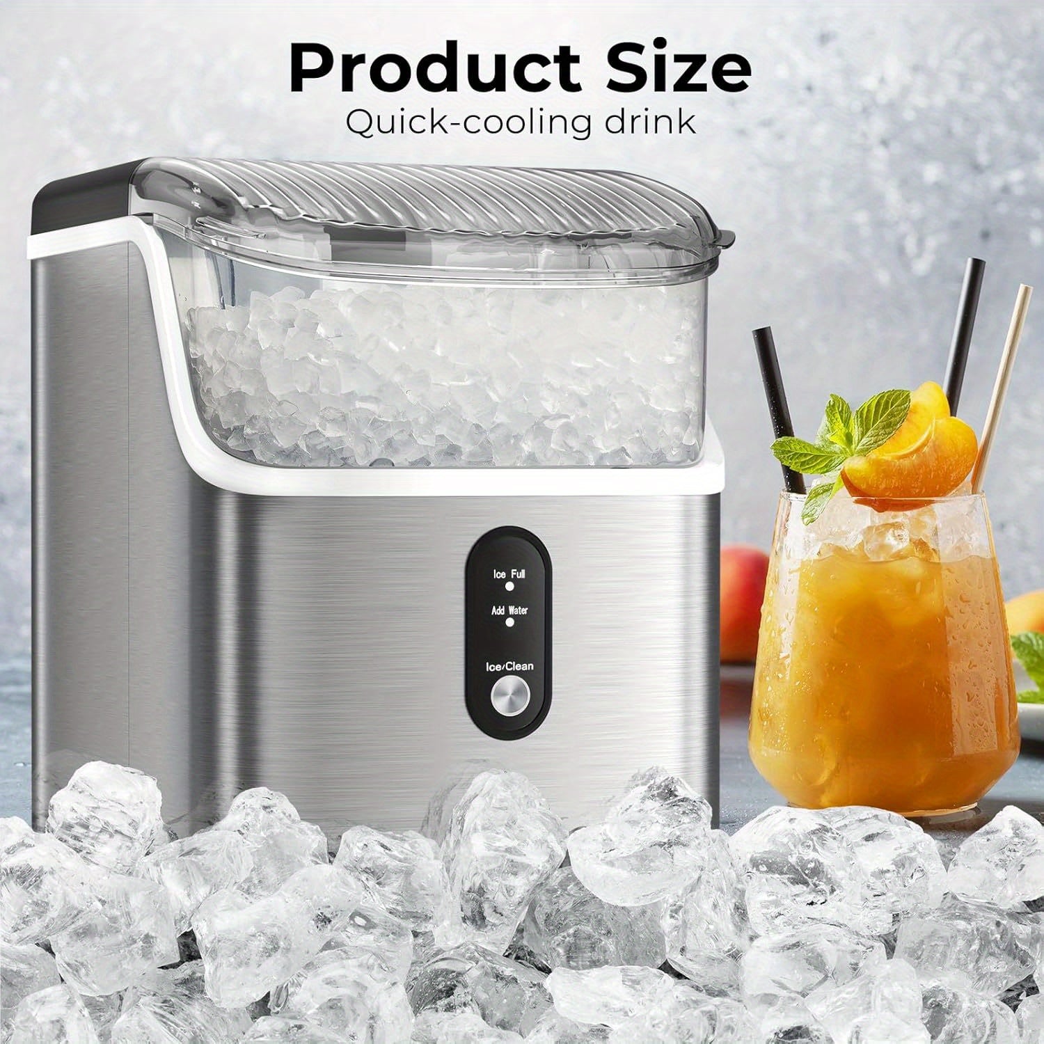 ice makers countertop 26 lbs day 35lbs day pebble ice