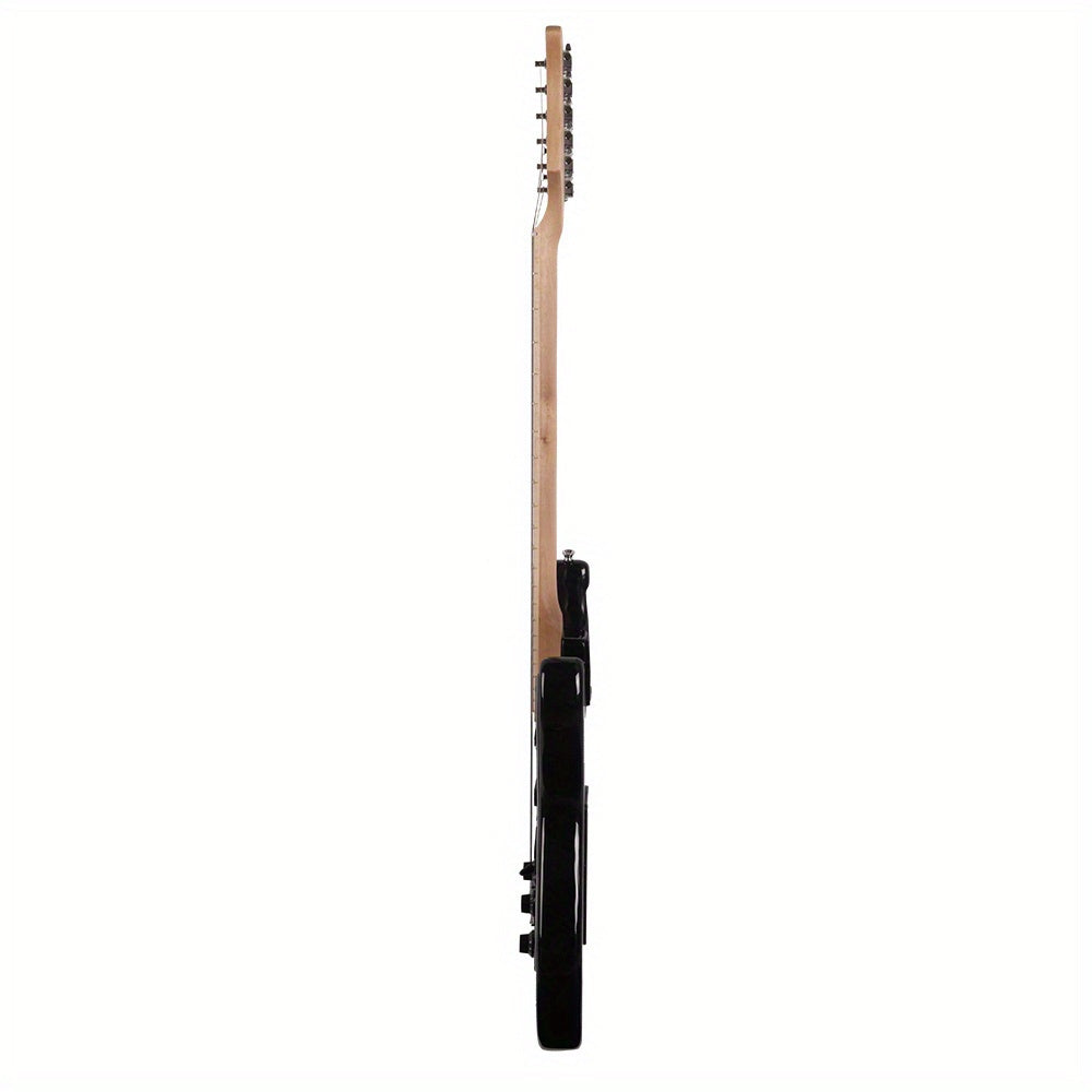 ast stylish electric guitar kit black pickguard black