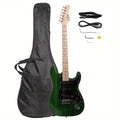 ast stylish electric guitar kit black pickguard black