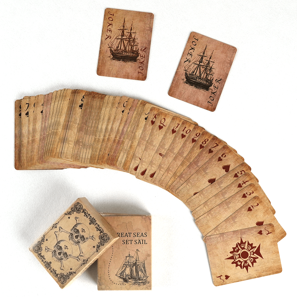 1pc 54   gram cards vintage board game cards