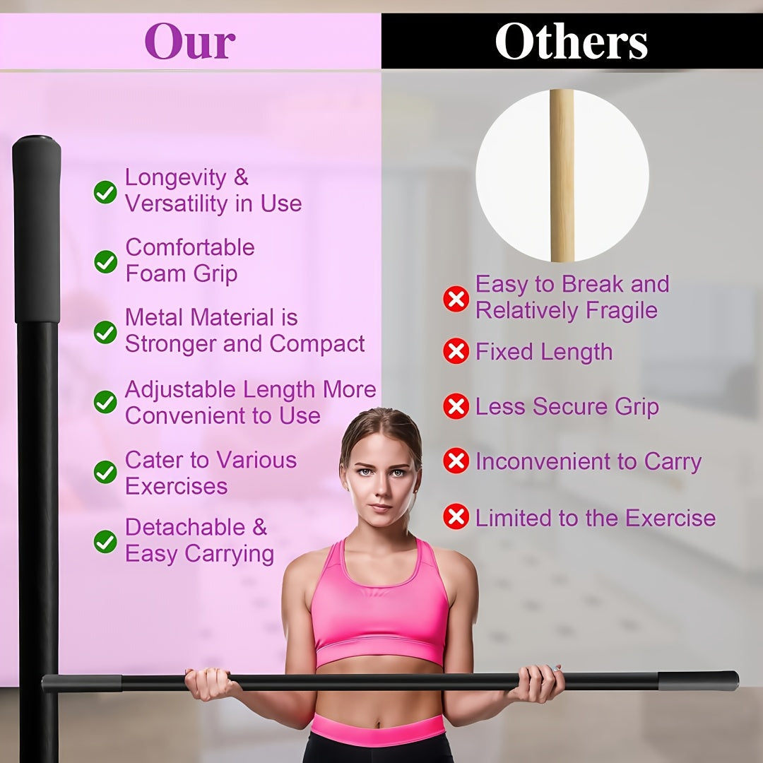 adjustable yoga wand sturdy durable iron construction