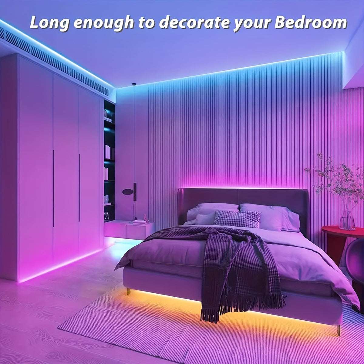 100  lights bedroom color changing led strip