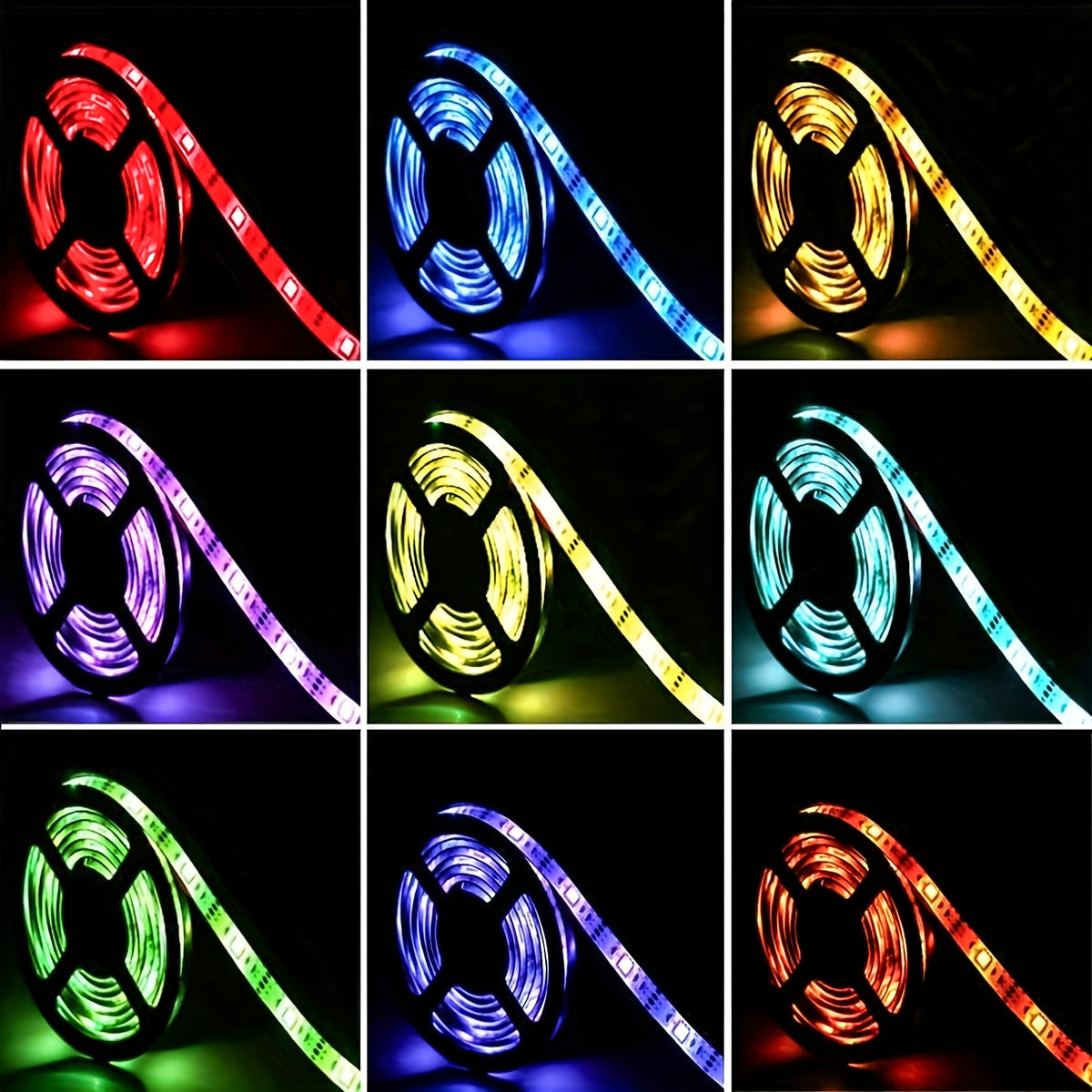 1 5m led tv background light strip three button control rgb