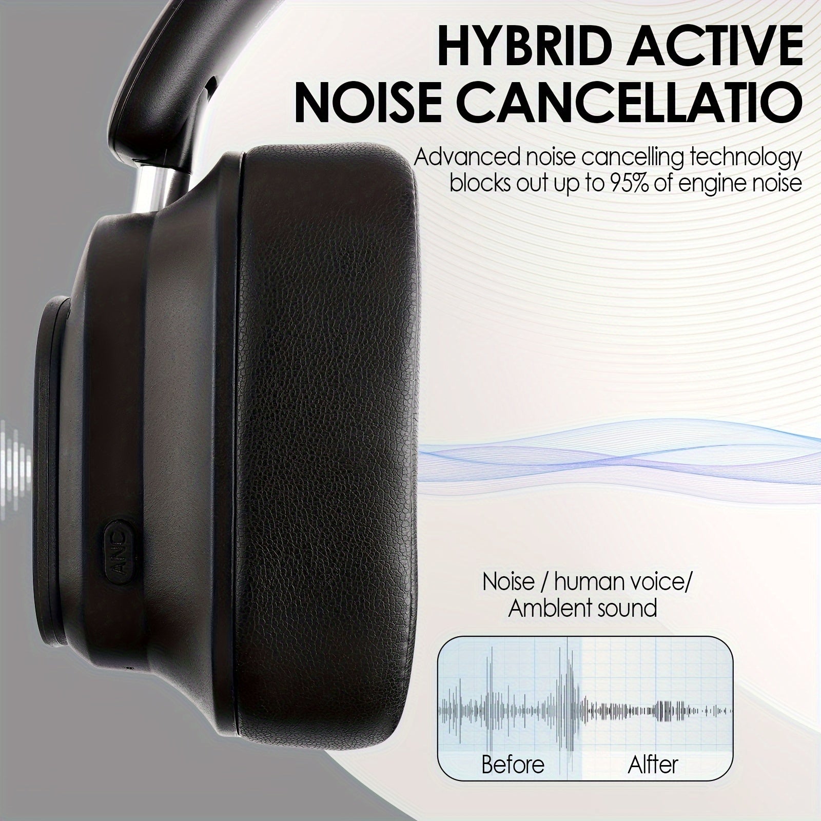 noise cancelling headphones touchscreen