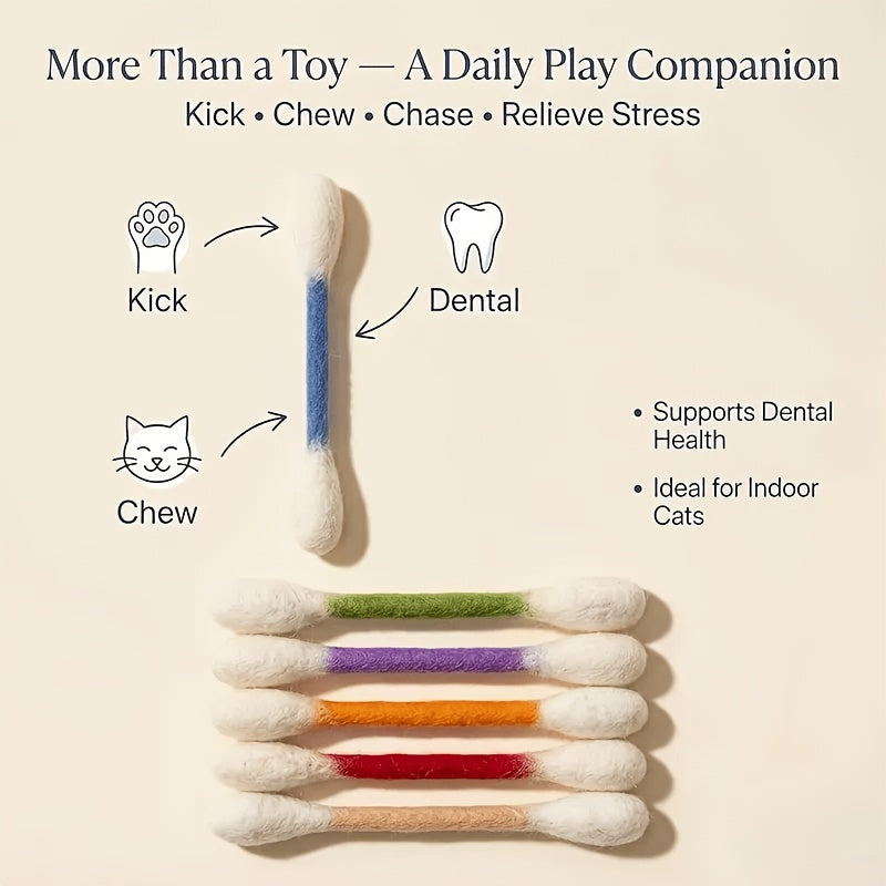 2pcs extra large cat toys cute interactive cat sticks