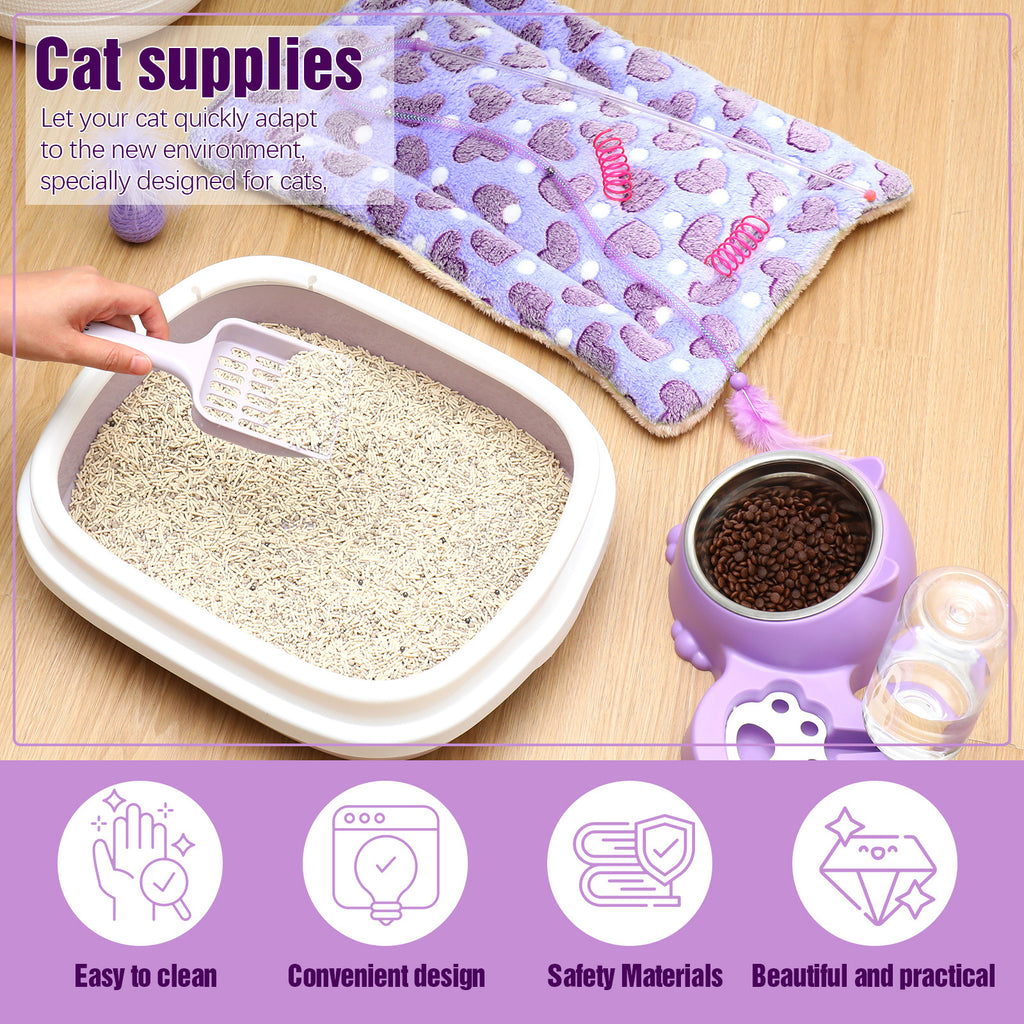 1 set kitten starter kit 10pcs cat starter kit indoor cats