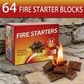64 pack fire starter squares