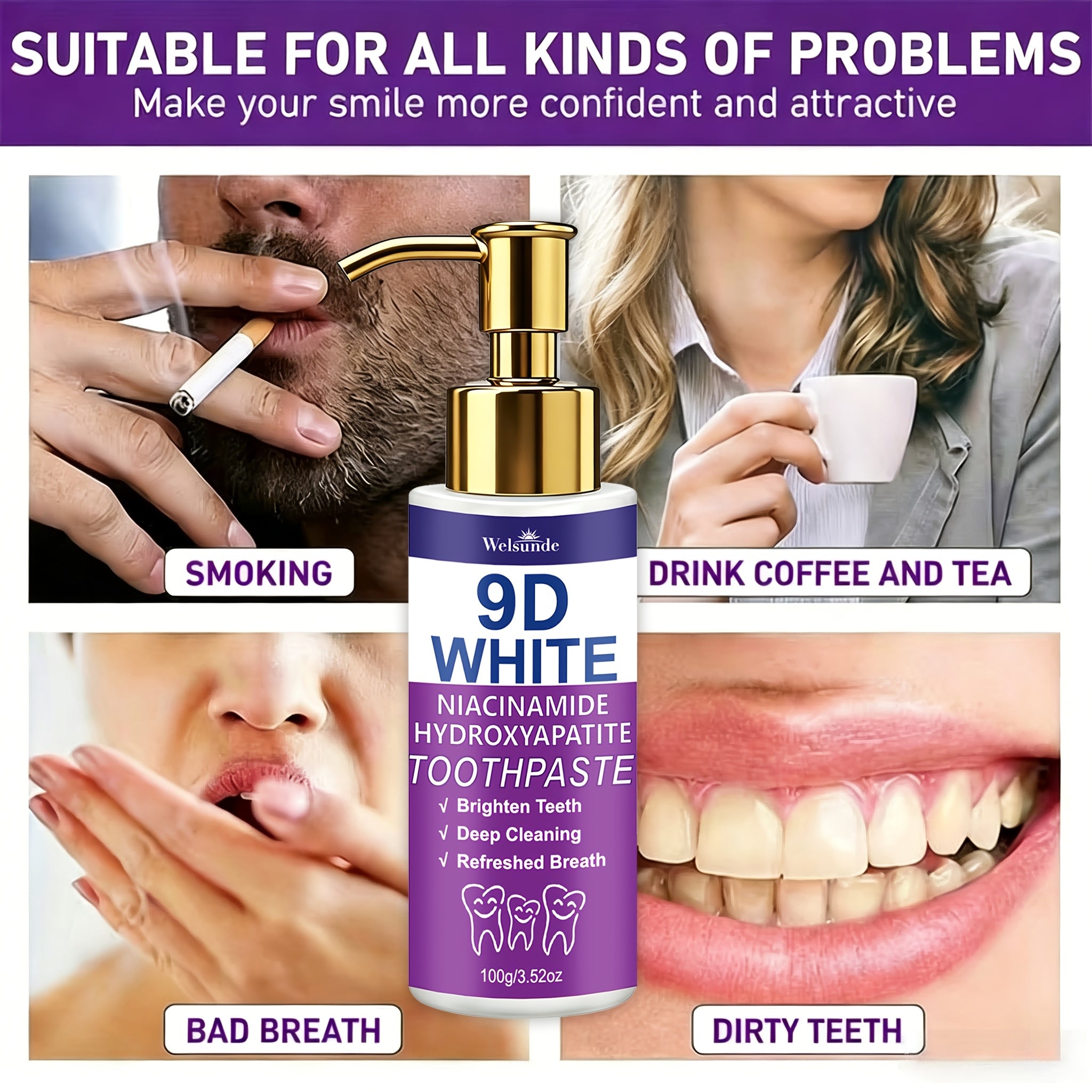9  niacinamide hydroxyapatite purple