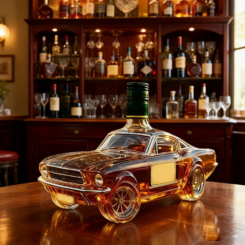 400ml hand blown car shaped whiskey bottle car model wine
