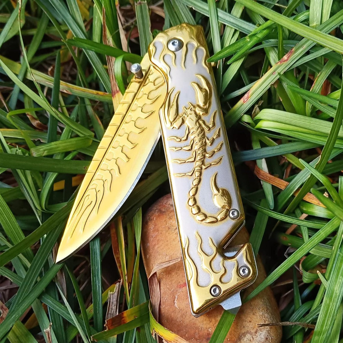 pattern folding knife outdoor camping pocket knife