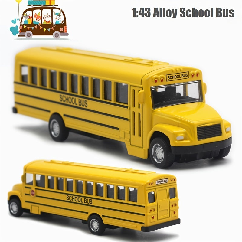 1 43 high quality metal alloy school bus model
