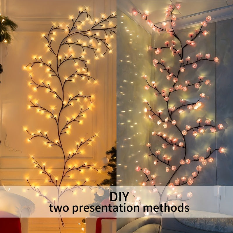 a string 96 led cherry   lights featuring 48 bulbs 48