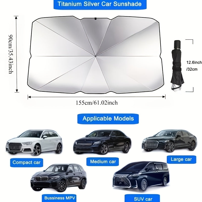 car sunshade front windshield sun protection heat insulation