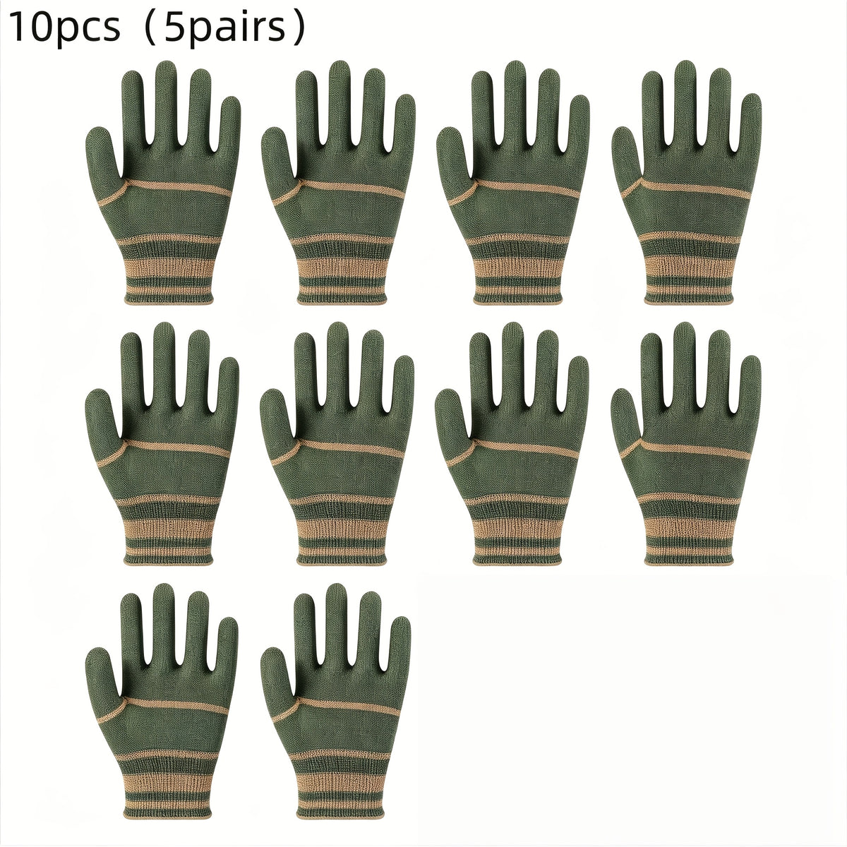 10pcs pack thickened multi purpose gloves elastic wrist cuff