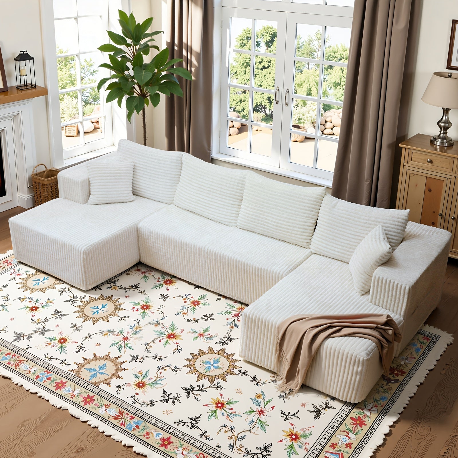 210 inch large u shaped modular sectional sofa suitable
