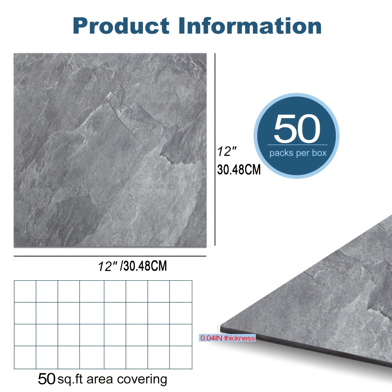 50pcs peel stick floor tiles 12 x 12 floor tiles peel stick