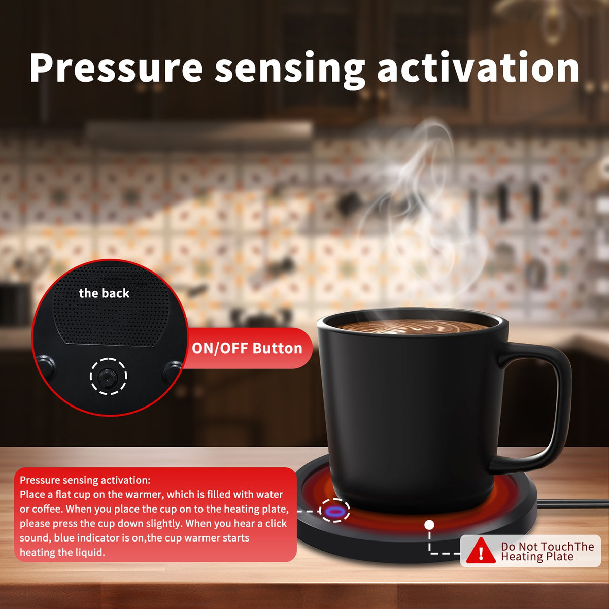 electric mug warmer fast heating
