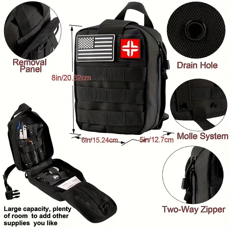 survival gear survival kit 170pcs first aid