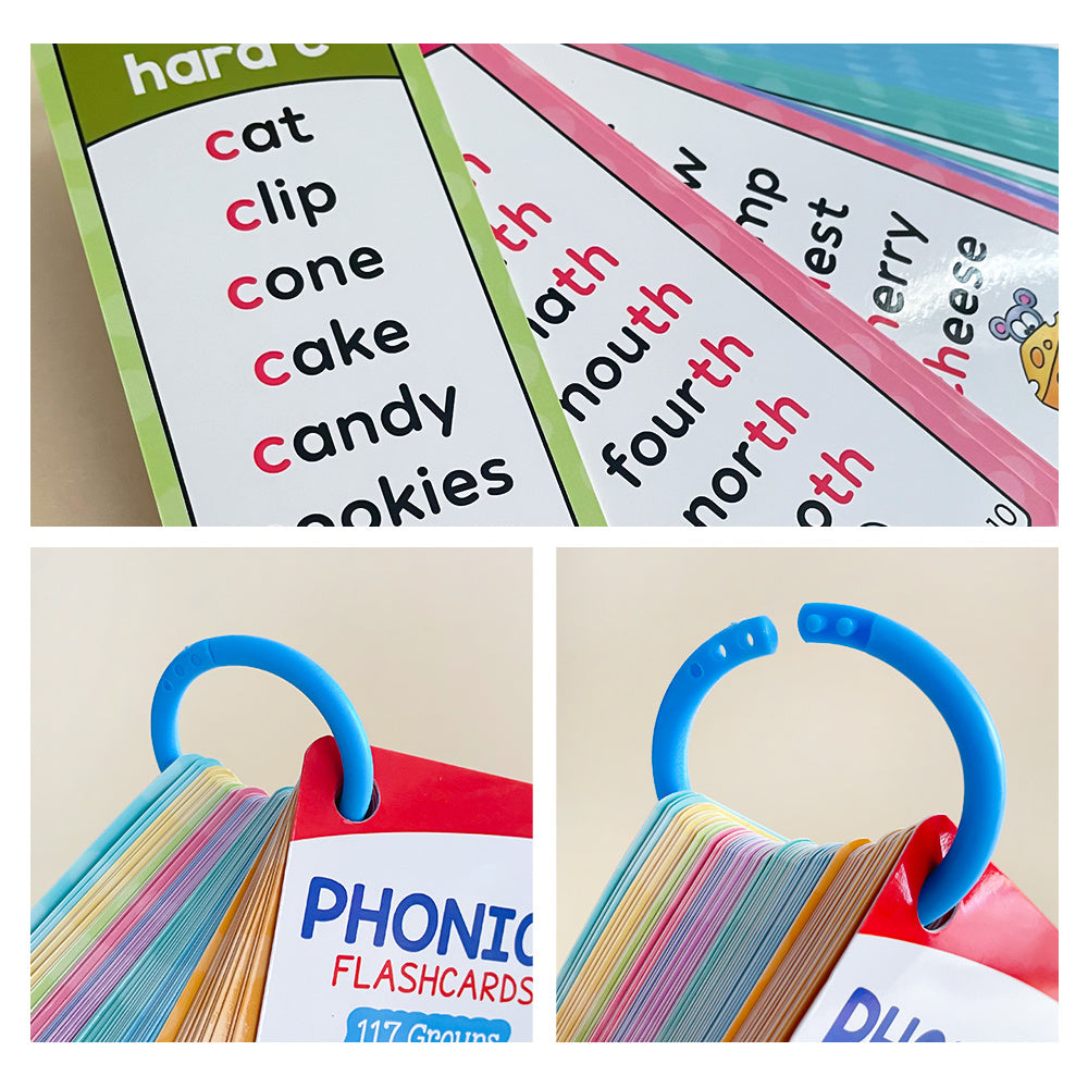 117 families words phonics word   cards english