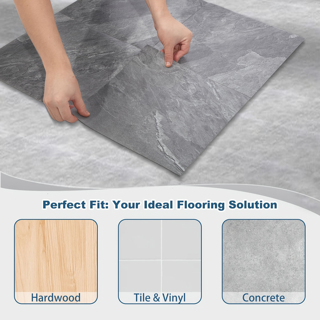 50pcs peel stick floor tiles 12 x 12 floor tiles peel stick