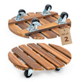heavy duty iron wheeled plant caddy 4 pack 13 4in rolling