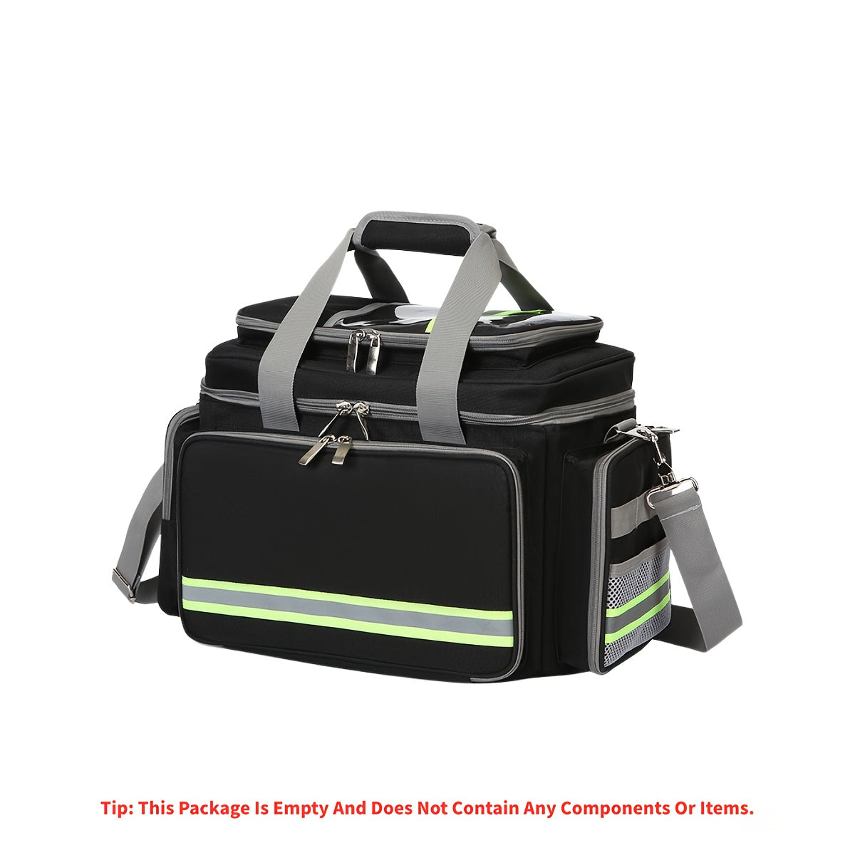 1pc large capacity portable crossbody emergency storage bag