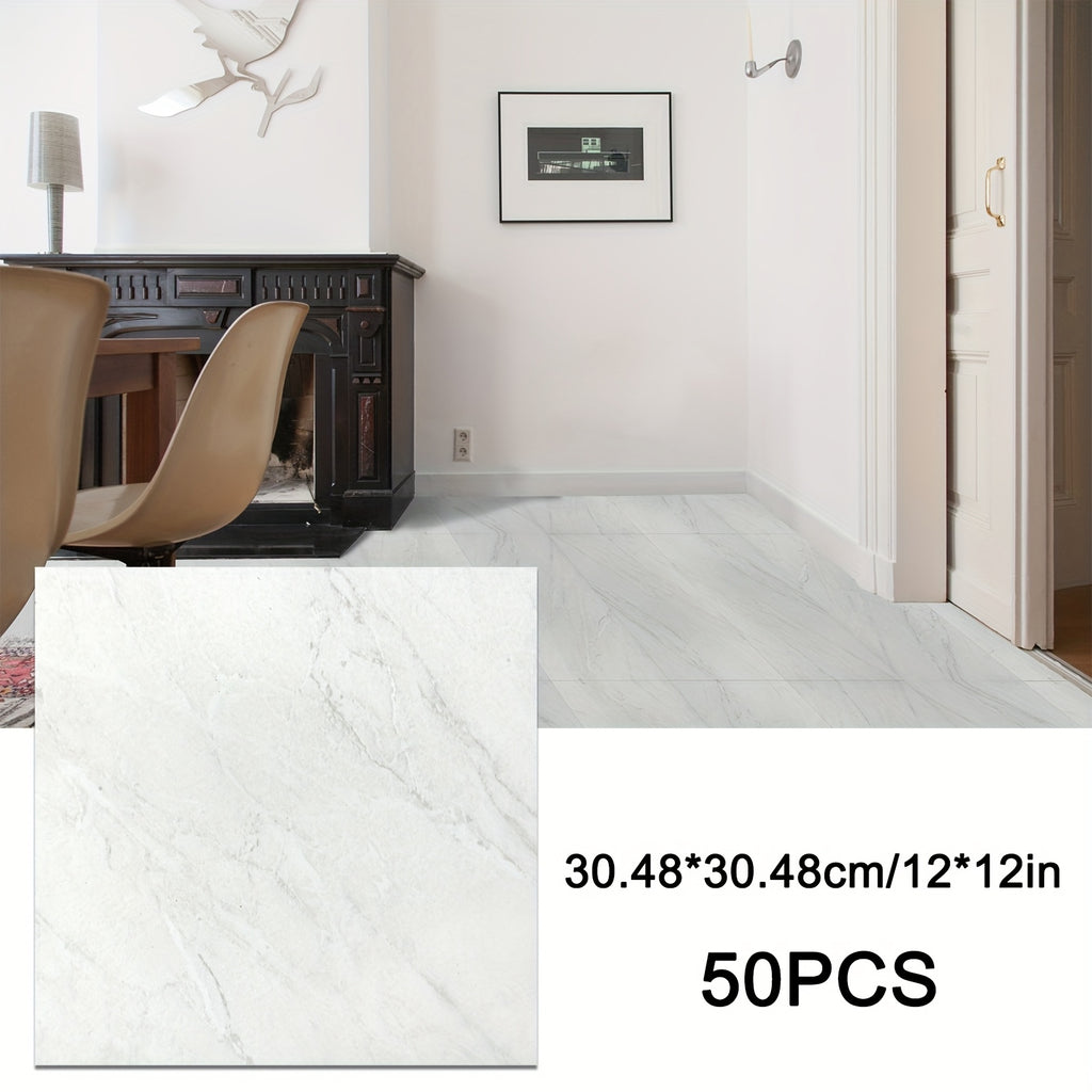 50pcs peel stick floor tiles 12 x 12 floor tiles peel stick