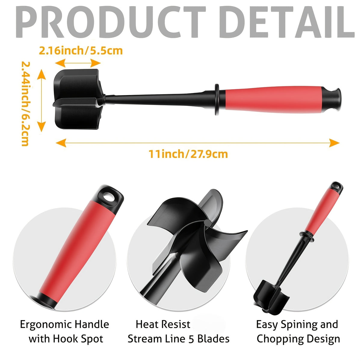meat chopper ground beef heat resistant meat