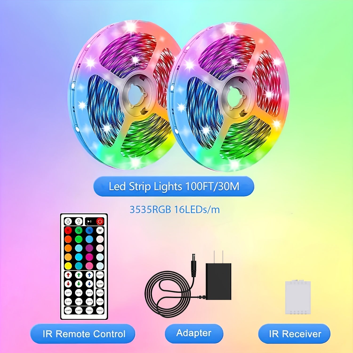 100  lights bedroom color changing led strip