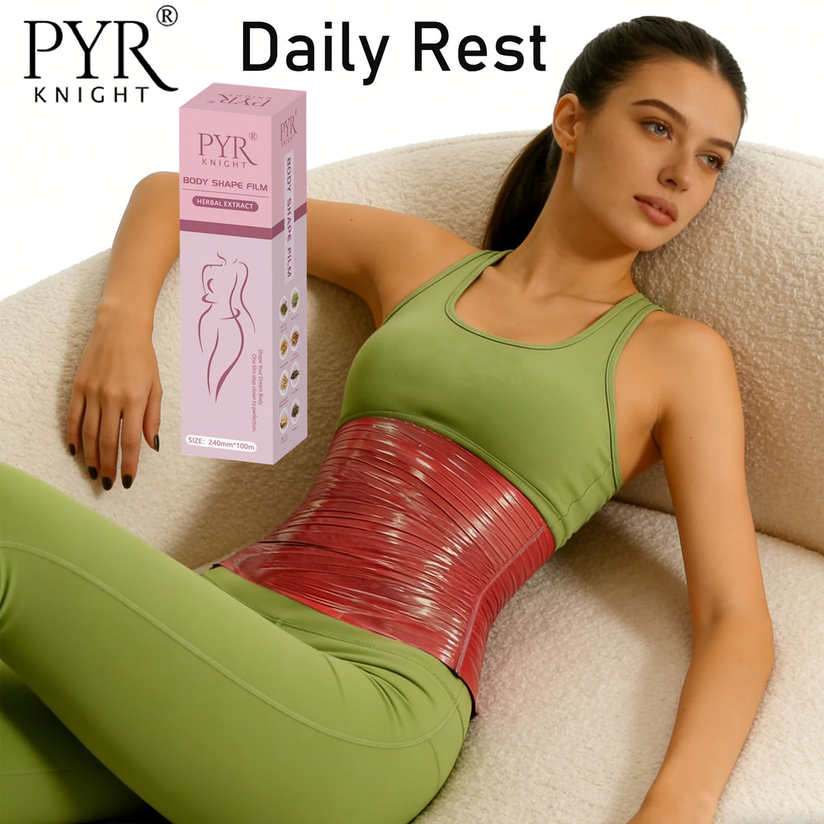 1 roll pyr womens waist shaping belt suitable gym dance